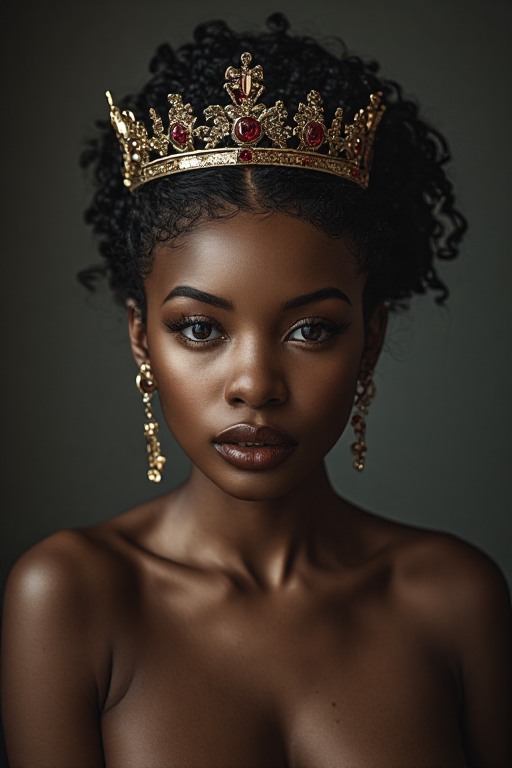 Naked-ebony-Queen-crown-sharp-(15)