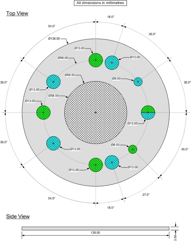 WheelSpacer4x98-5x98PCD3mm