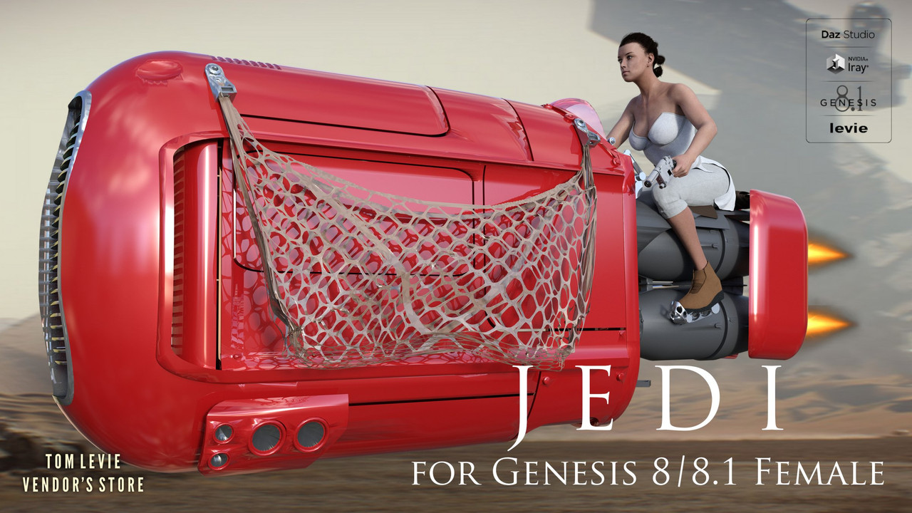 Jedi For Genesis 8 and 8.1 Female