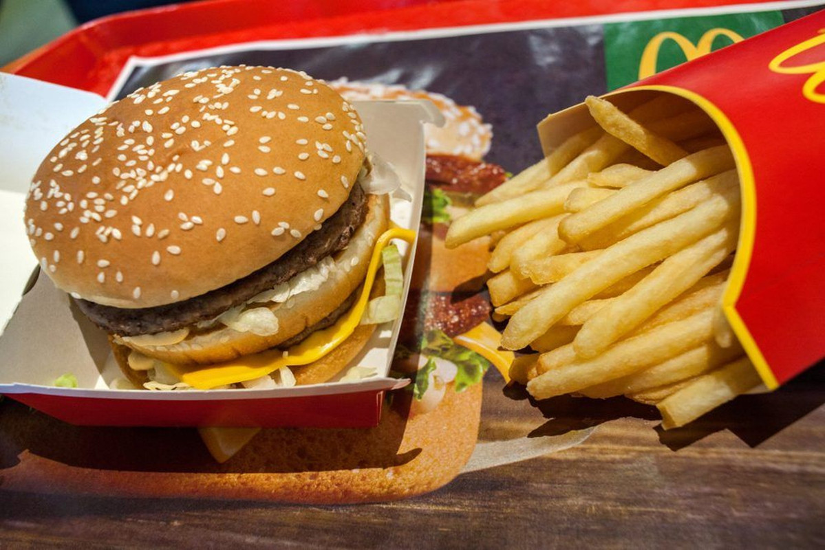 big mac and fries