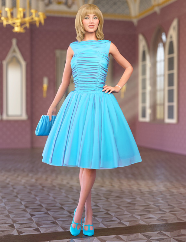 dForce 50s Prom Dress for Genesis 8 and 8.1 Females dForce 50s Prom Dress for Genesis 8 and 8.1 Females
