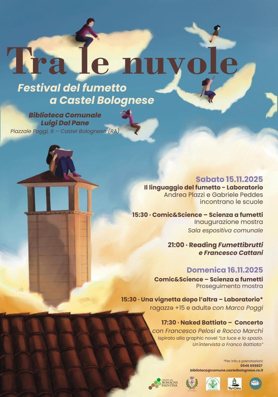 Tra le nuvole – Il 15 e 16 novembre il Festival del fumetto a Castel Bolognese (Ra)