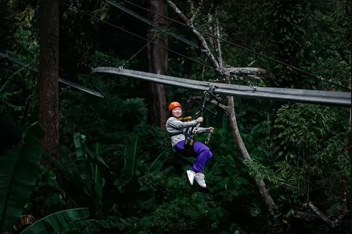 Zipline adventure at Hanuman World Phuket
