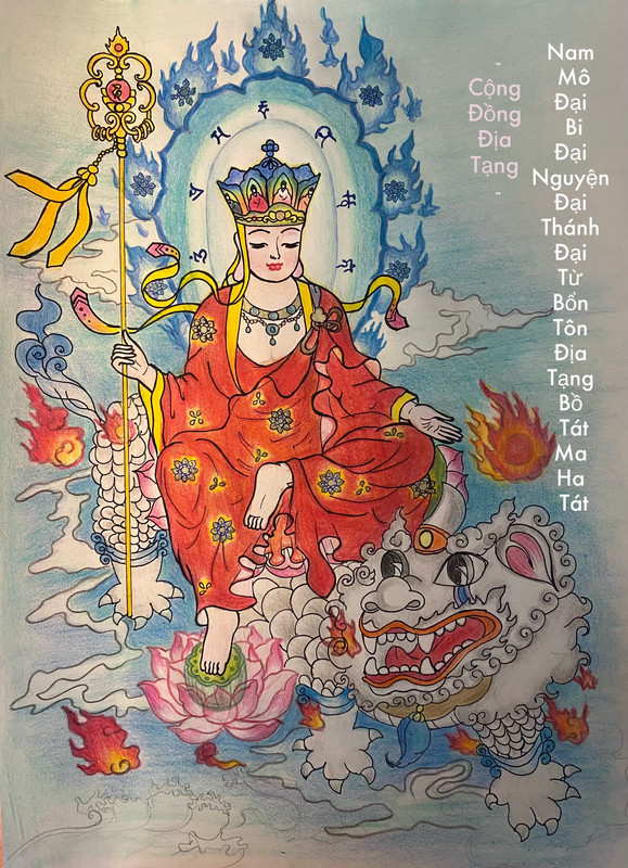 02 Ve Tranh Dia Tang Bo Tat (2)