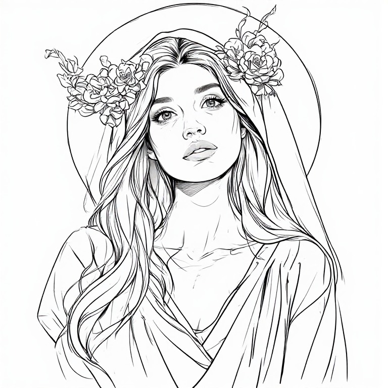 Madonna-l-Line-drawing-natural-(37)