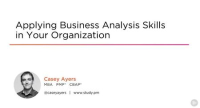 Applying Business Analysis Skills in Your Organization