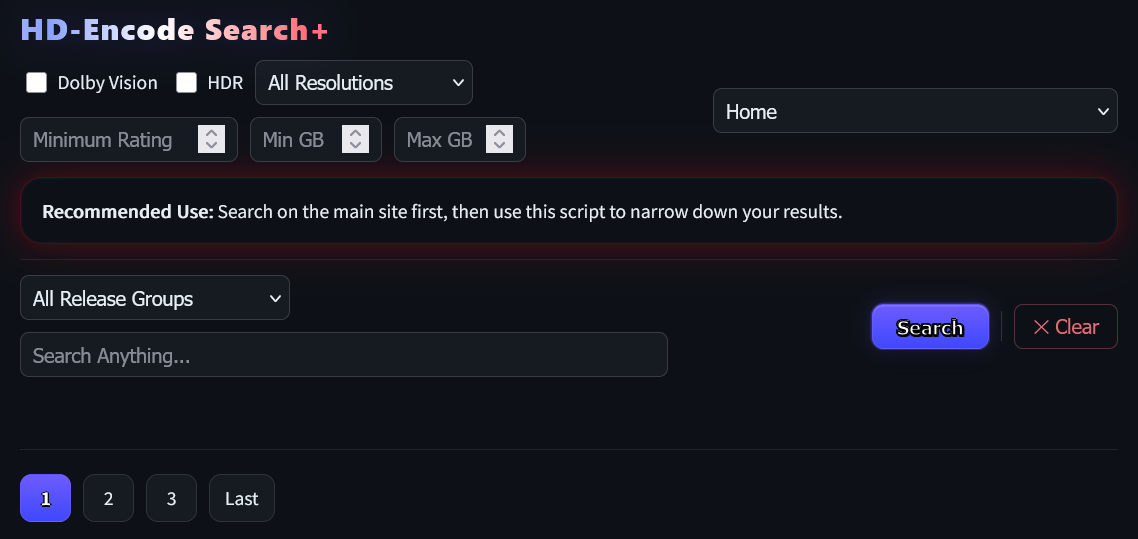 HD Encode Search Plus
