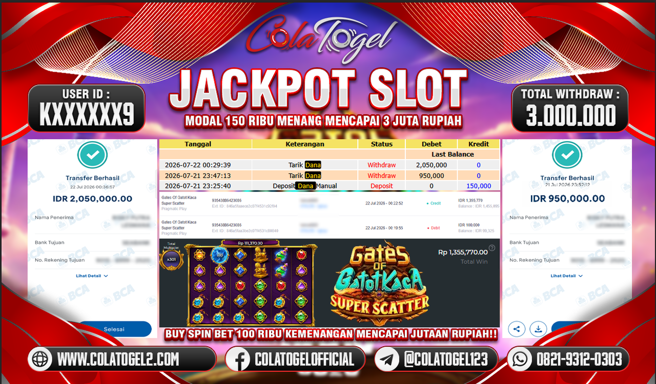 JACKPOT SLOT GACOR!!