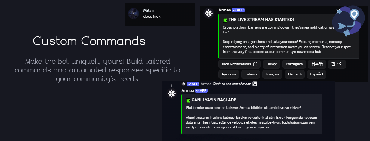 Custom Commands