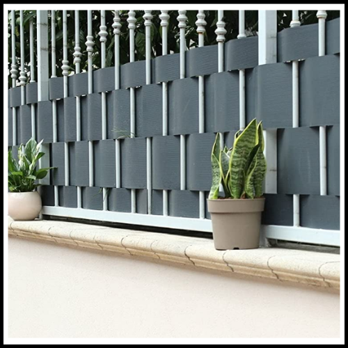 Copri Balcone per Ringhiera, Frangivista Schermi Divisori e Protettivi per  Balconi 90X500cm/90X2500cm, HDPE con Funzione di Protezione UV Dust-Colore