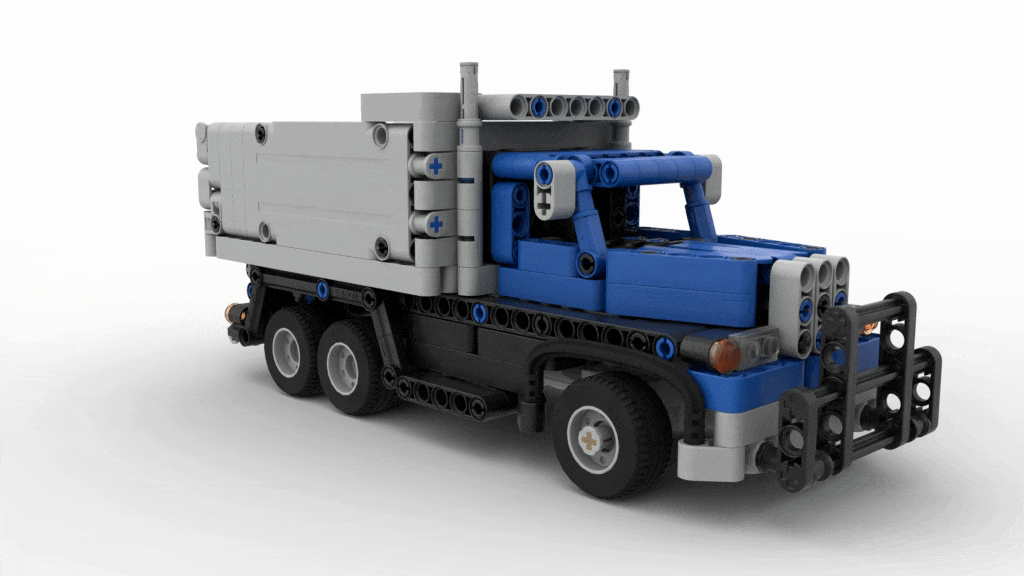 Lego Technic RC Small Dump Truck MOC - FREE Building Instructions