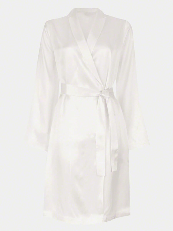 Satin Robes Bathrobe Gown Nightgown Sleepwear Lingerie Solid Robe Night Dresses - Picture 33 of 63