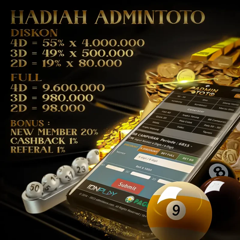 ADMINTOTO Situs Togel Terpercaya