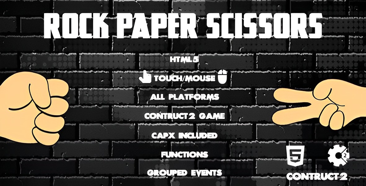 Rock Paper Scissors Game HTML 5