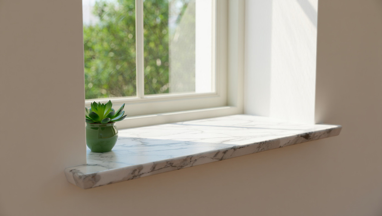 Мраморный подоконник