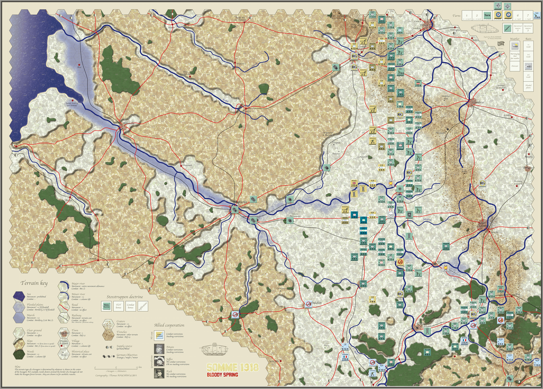 Somme 1918Map