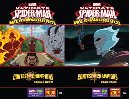 Marvel Universe Ultimate Spider-Man - Web-Warriors - Contest of Champions #1-4 (2016) Complete