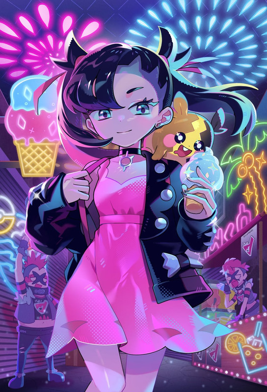 marnie-morpeko-and-team-yell-grunt-pokem