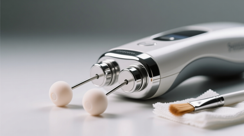 Чистка электродов миостимулятора лица