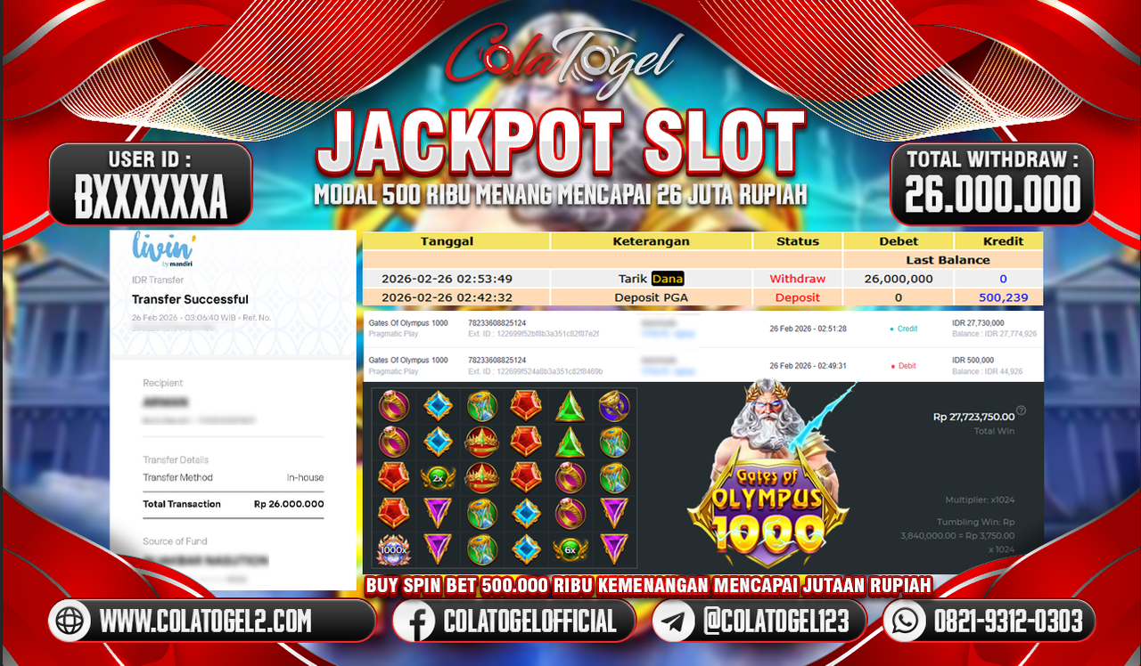 JACKPOT SLOT GACORR!!