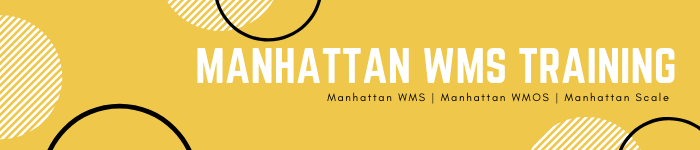 Manhattan WMS Training
