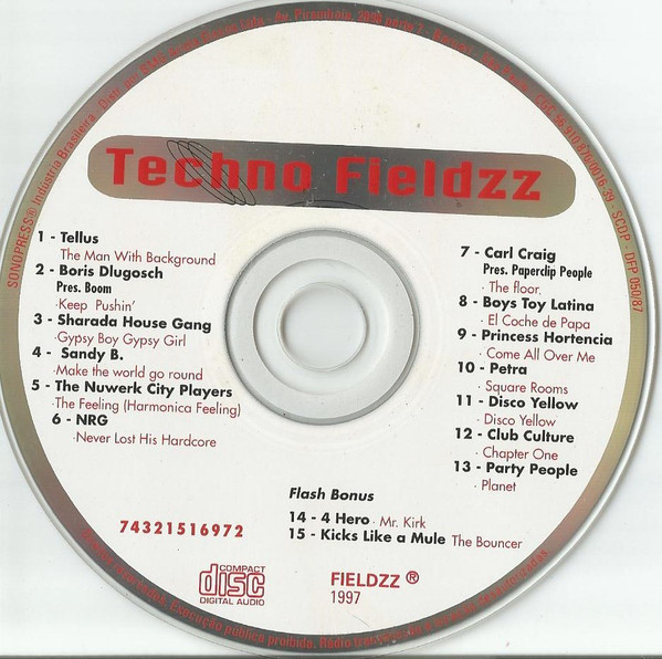 28/02/2023 - Various – Techno Fieldzz (CD, Compilation)(Fieldzz – 74321516972)  1997 R-13424534-1553951241-7883
