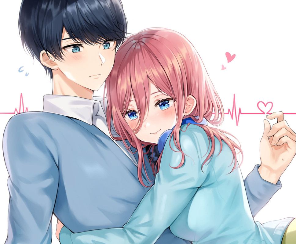 nakano-miku-and-uesugi-fuutarou-go-toubun-no-hanayome-drawn-by-tokkyu-2b1974f9e9e25f9c83daa359b91