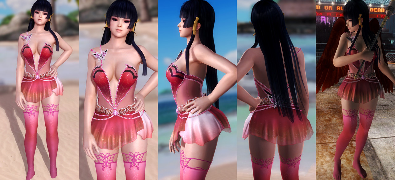 Nyotengu DOAXVV Papillon Dance (Red)
