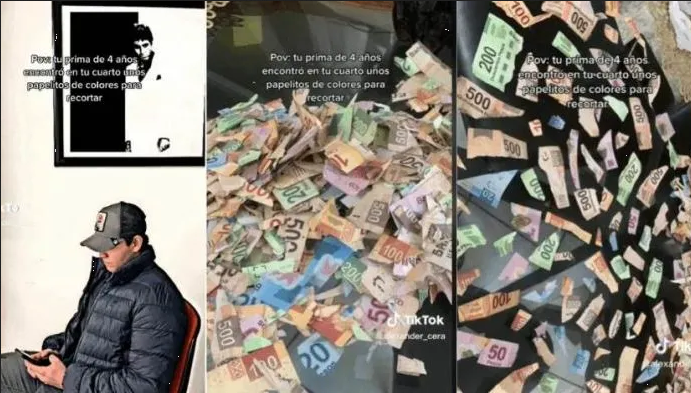 Sobrina de 4 años recorta