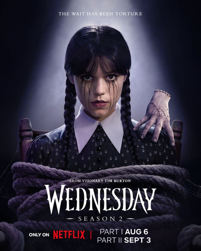 Wednesday (2025) S02 Dual Audio [Hindi ORG-English] NetFlix WEB-DL H264 AAC 1080p 720p 480p ESub