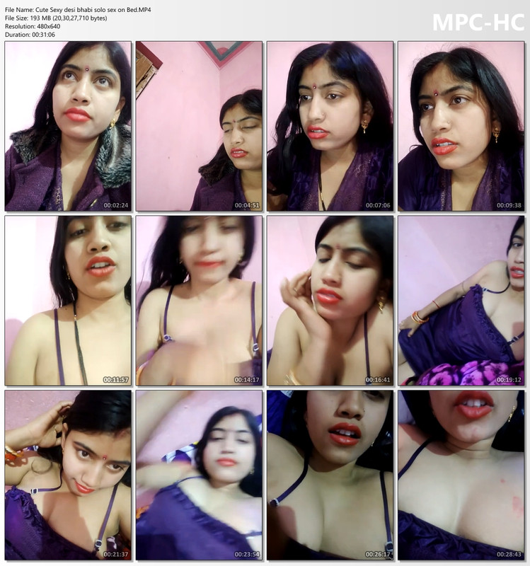 Cute Sexy desi bhabi solo sex on Bed.MP4_thumbs