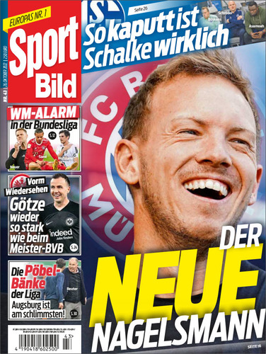 Cover: Sport Bild Magazin No 43 vom 26  Oktober 2022