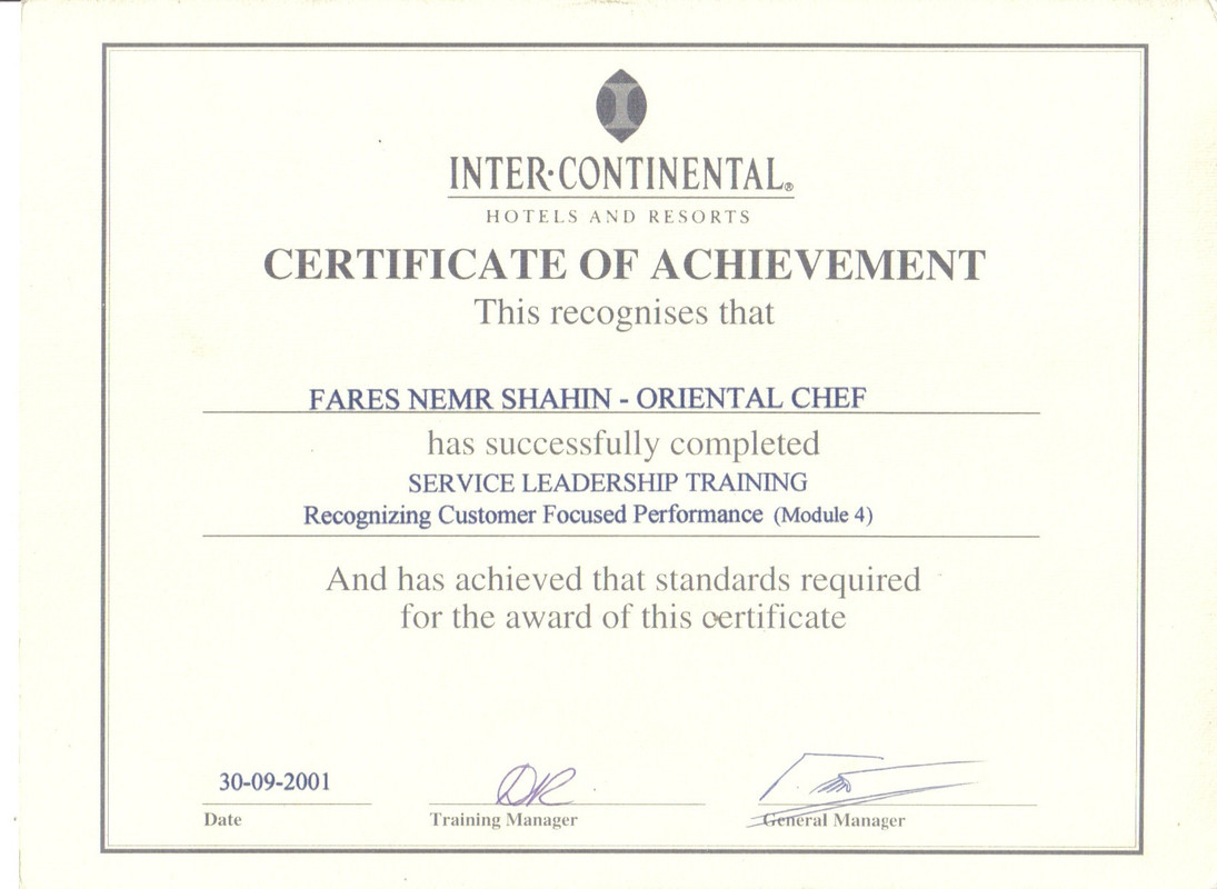 Recognizing Customer focused performance