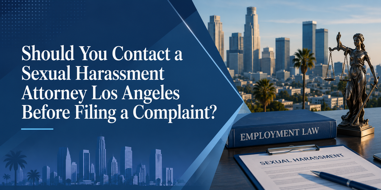 Should You Contact a Sexual Harassment Attorney Los Angeles Before Filing a Complaint