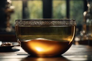 a bowl of murky water