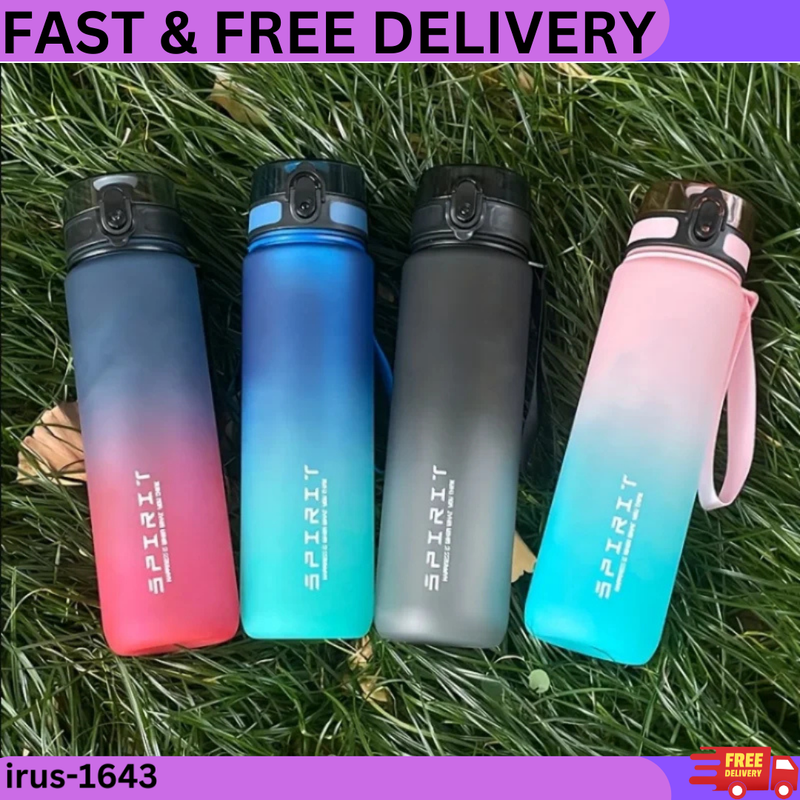 Water Bottle with Time Markings