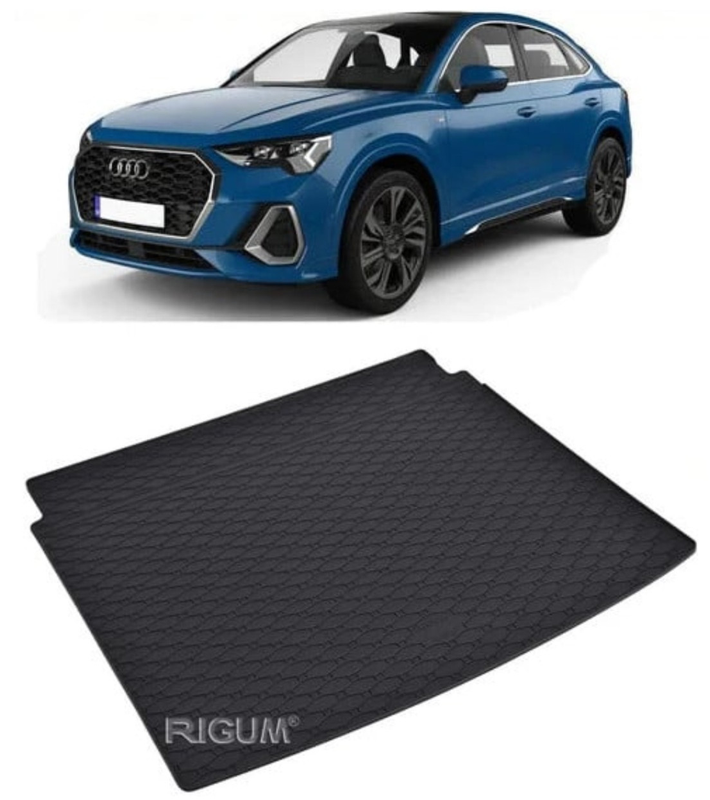 Tavita auto AUDI Q3 Sportback 2021-prezent, protectie portbagaj, Cri-Flo, din cauciuc 100%, compatibil cu autoturismul AUDI Q3 Sportback