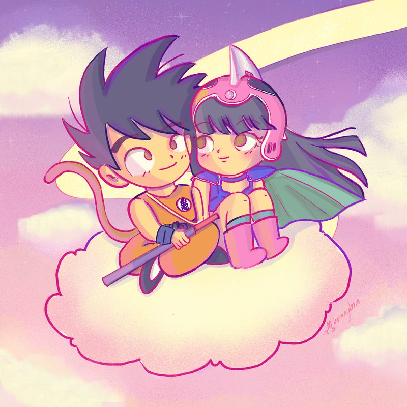 Goku and Chi Chi