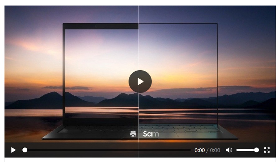 VIDEO Samsung: primo Laptop con Webcam integrata sotto lo Schermo.