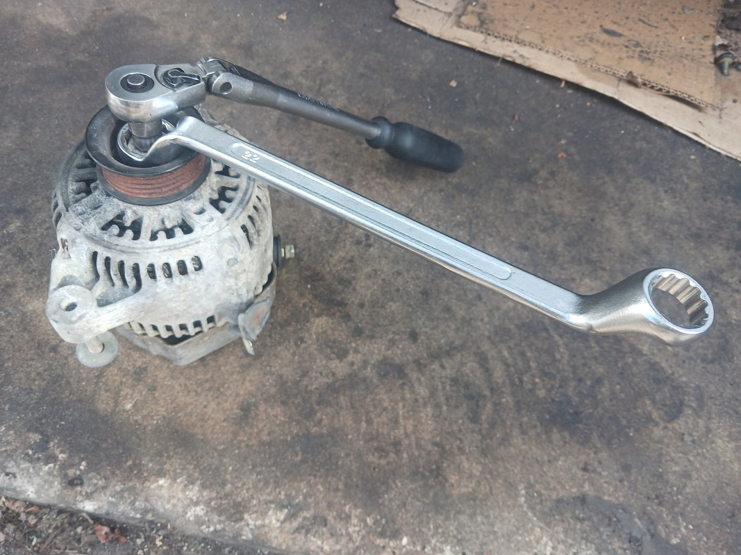 Tools to Install ND Alternator Pulley Nut 20250527