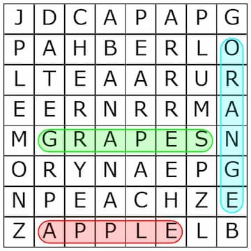 word-search-fruits