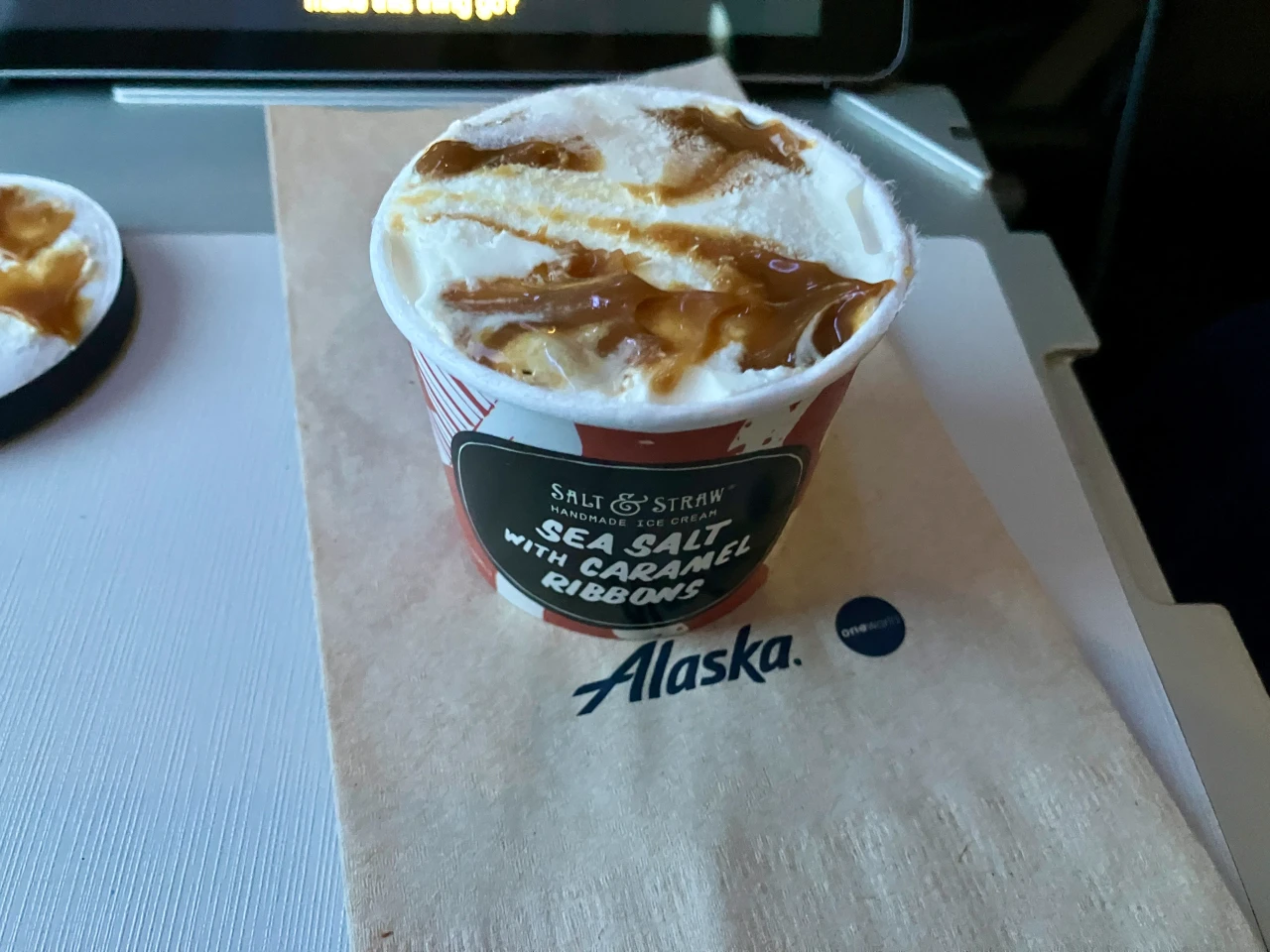 Ice cream served