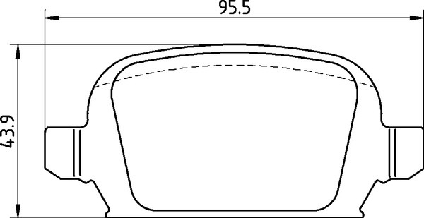 Ceramic Rear Brake Pad Set Ceramic Rear Brake Pad Set
