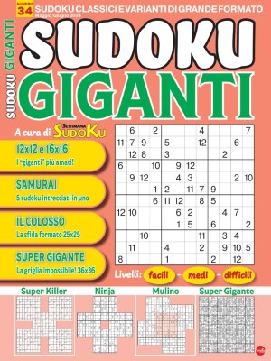 Sudoku Giganti N.34 - Maggio-Giugno 2024