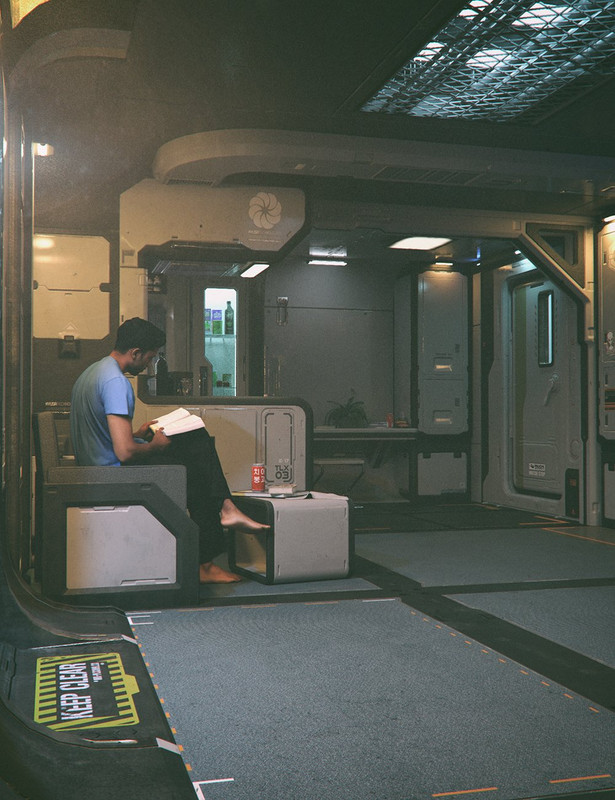 HAB - Sci-Fi Living Quarters HAB - Sci-Fi Living Quarters