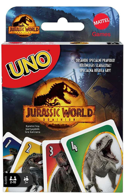 Amazon: UNO Jurassic World, Jurassic World 3 | Envío gratis con Prime 