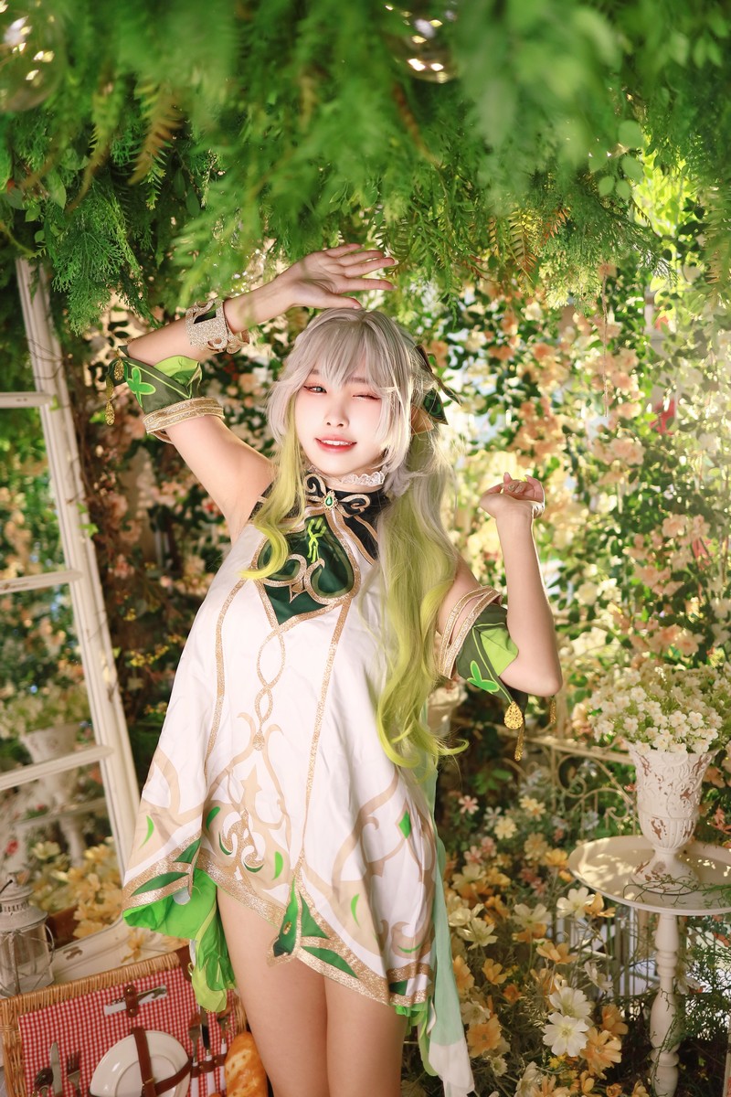 落落Raku 纳西妲 Nahida 原神 Cosplay 写真 53P+1V插图1