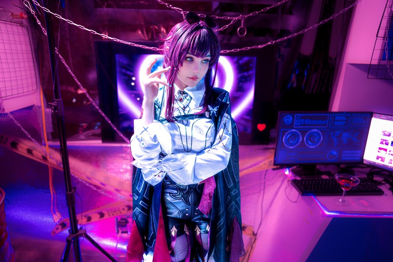 Joyce Lin2x Kafka Cosplay Honkai Star Rail 高清写真 65P插图