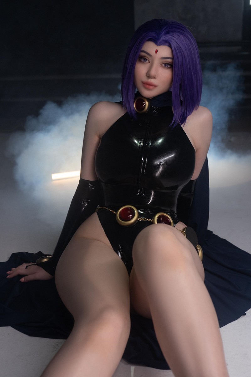 Alina Becker Raven Cosplay DC 角色高清写真图集【51P-35.3M】插图