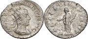 Antoniniano de Galieno. CONCORDIA EXERCIT. Concordia estante a izq. Roma. Smg-1409